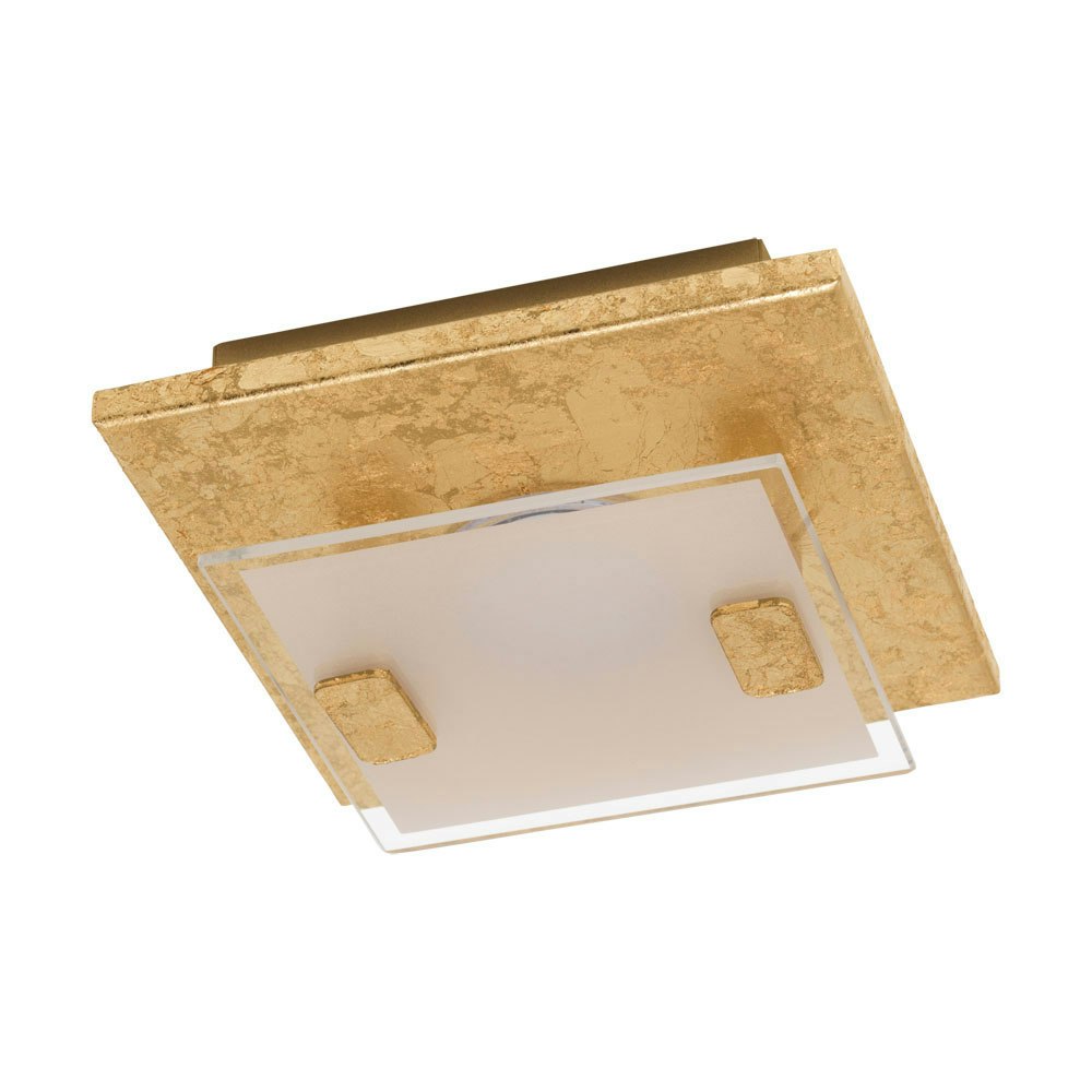 LED Wand- & Deckenleuchte Vicaro 1 Goldfarben, Weiß, Klar 
