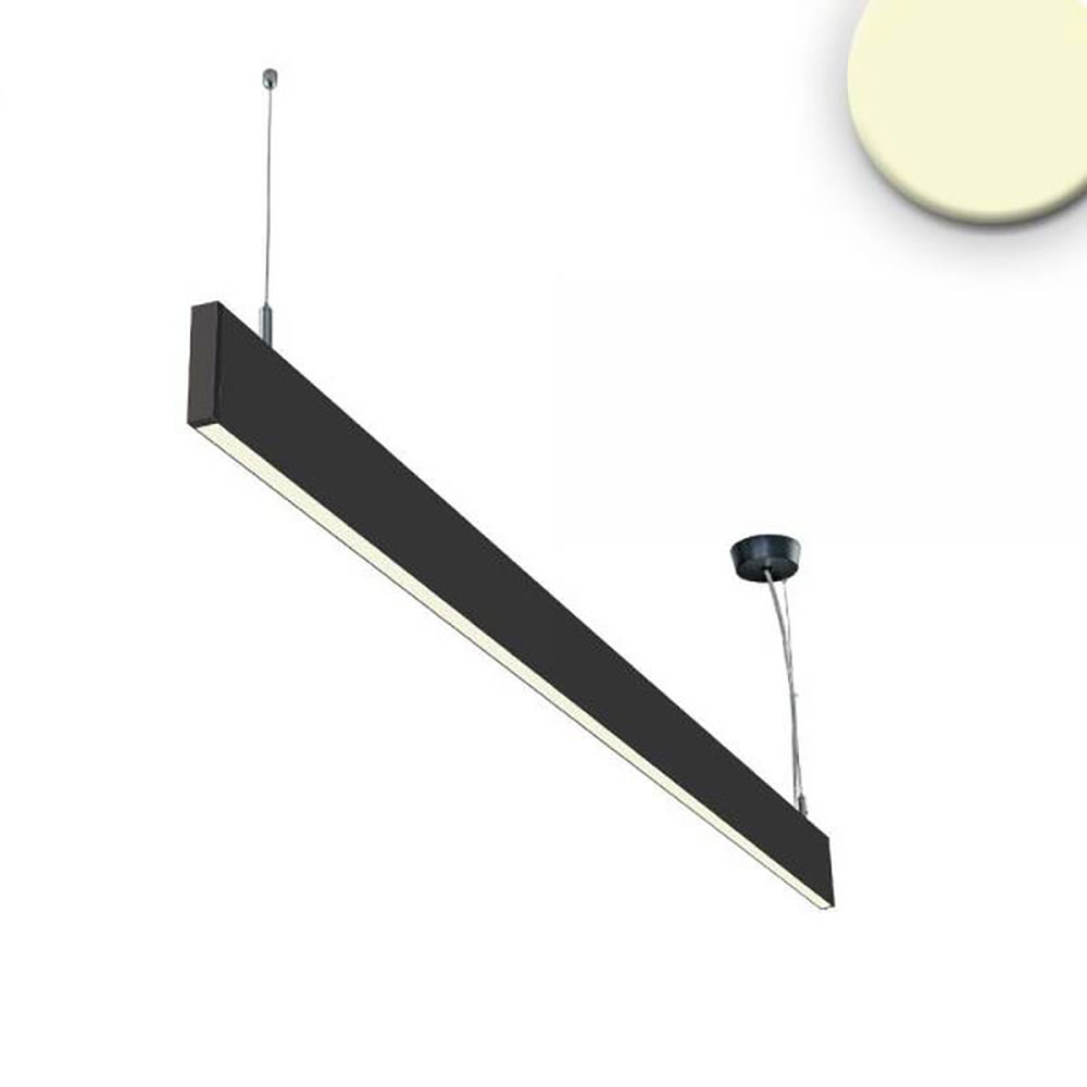 S.Luce LED-Hängleuchte Linear 600 Schwarz