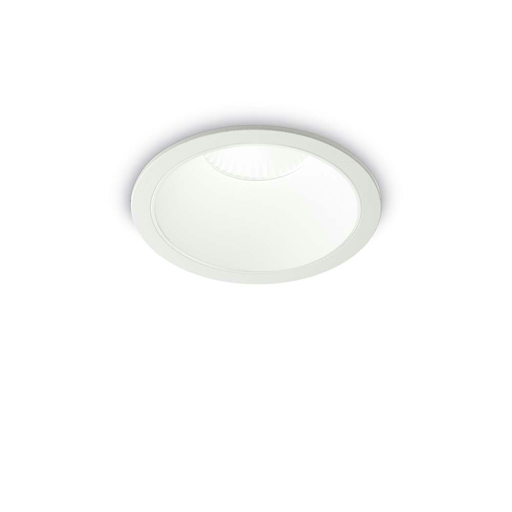 Ideal Lux LED Einbaustrahler Game Round Weiß 1