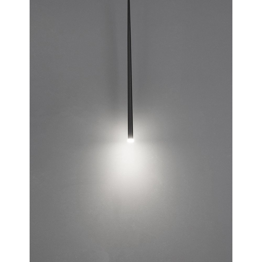 S.Luce Nova Luce Giono LED Pendellampe 51cm Schwarz