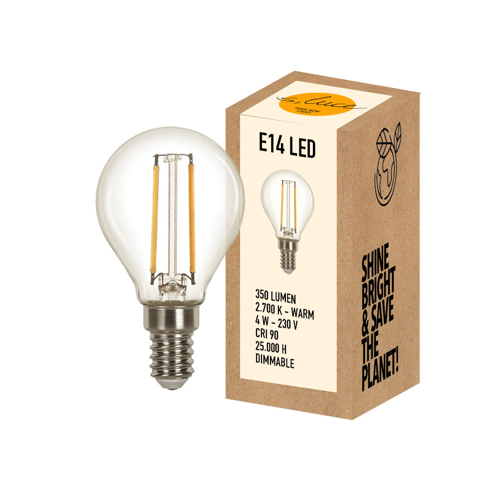 S.Luce s.luce E14 LED Warmweiß 2700K 350lm 4W Dimmbar CRI 90