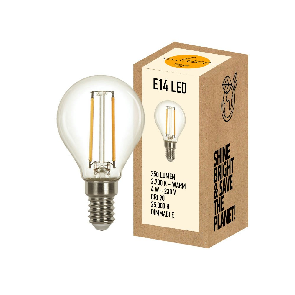 s.luce E14 LED Warmweiß 2700K 350lm 4W Dimmbar thumbnail 1