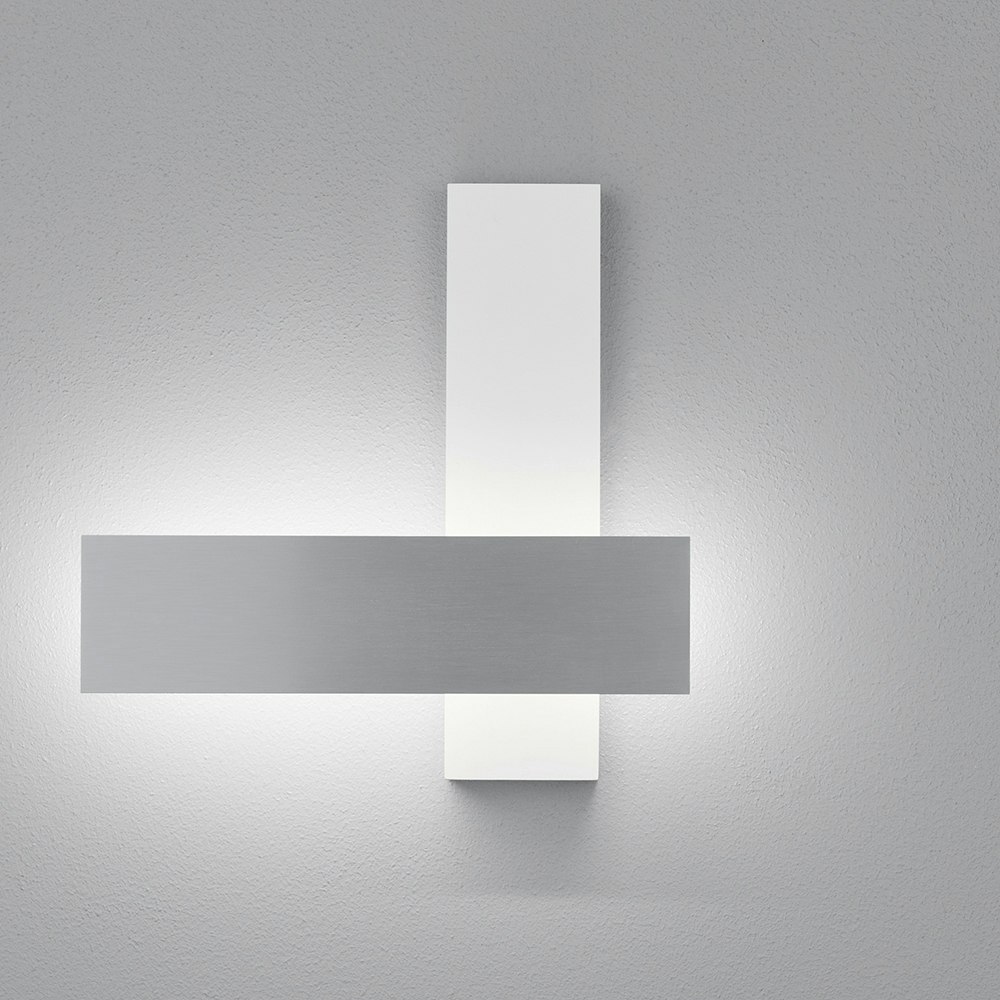 Helestra LED Wandleuchte Dex Weiß, Alu-Poliert zoom thumbnail 4