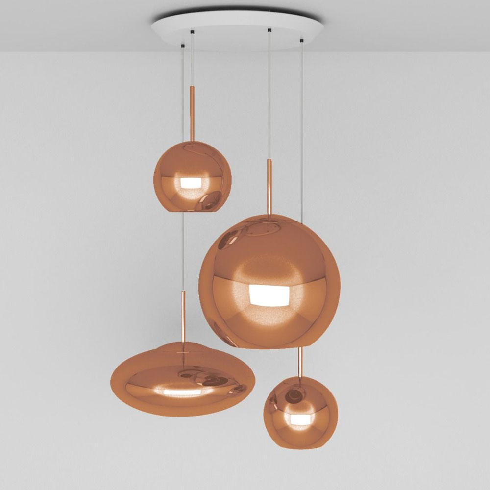 S.Luce Copper Round 4er Mobile Ø 95cm