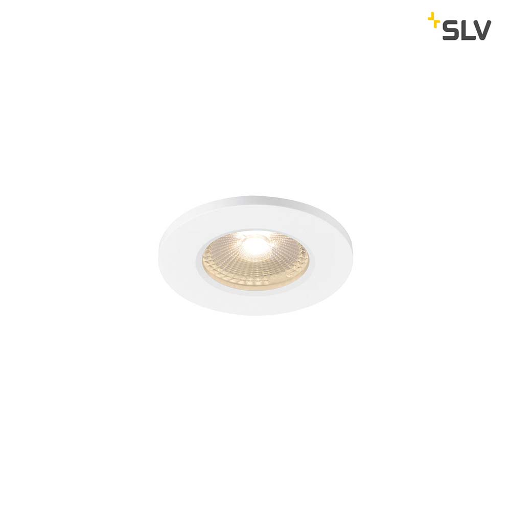 S.Luce SLV Kamuela Eco LED Deckeneinbaulampe Weiß 3000K Dimmbar IP65