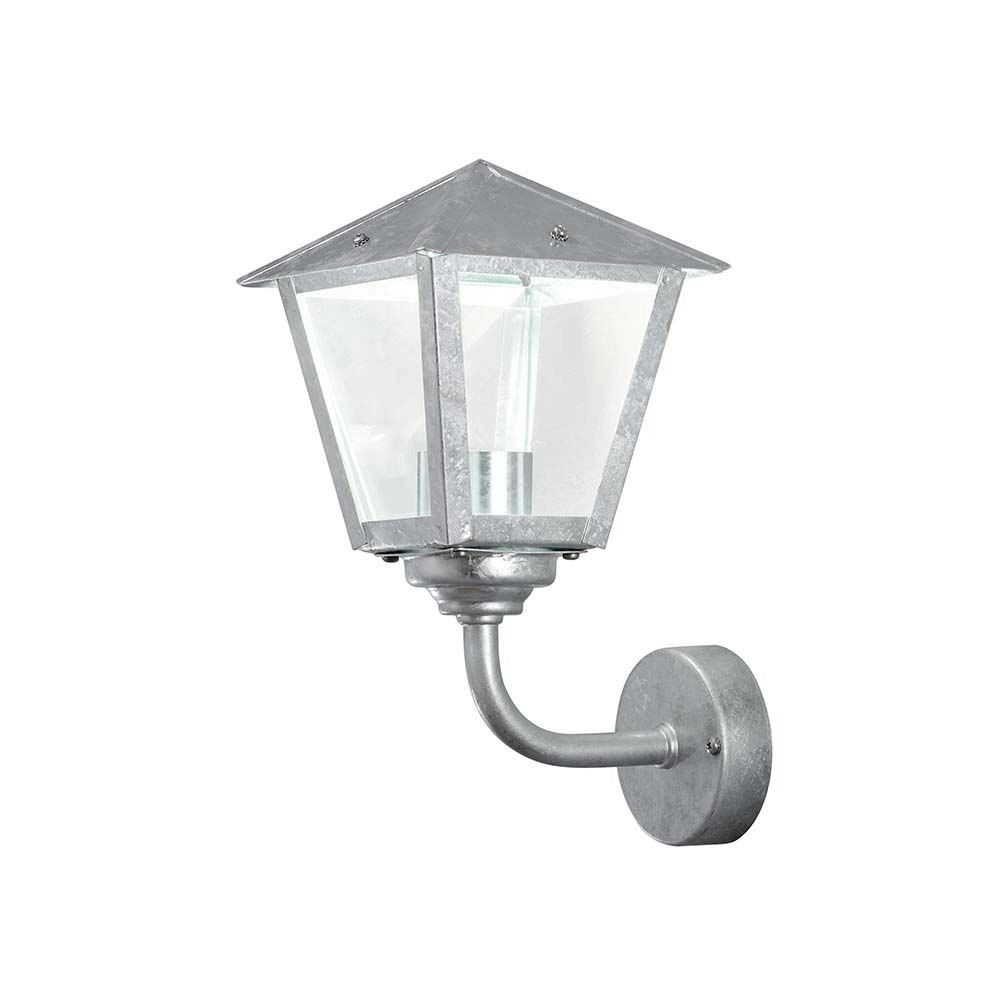 Benu LED Außen-Wandlampe 3000K galvanisierter Stahl, klares Glas thumbnail 4