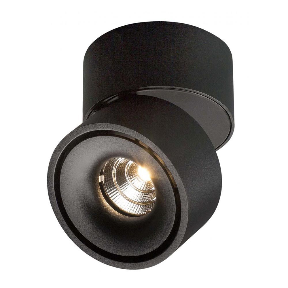 S.Luce LED Aufbaulampe Simple 680lm Schwarz