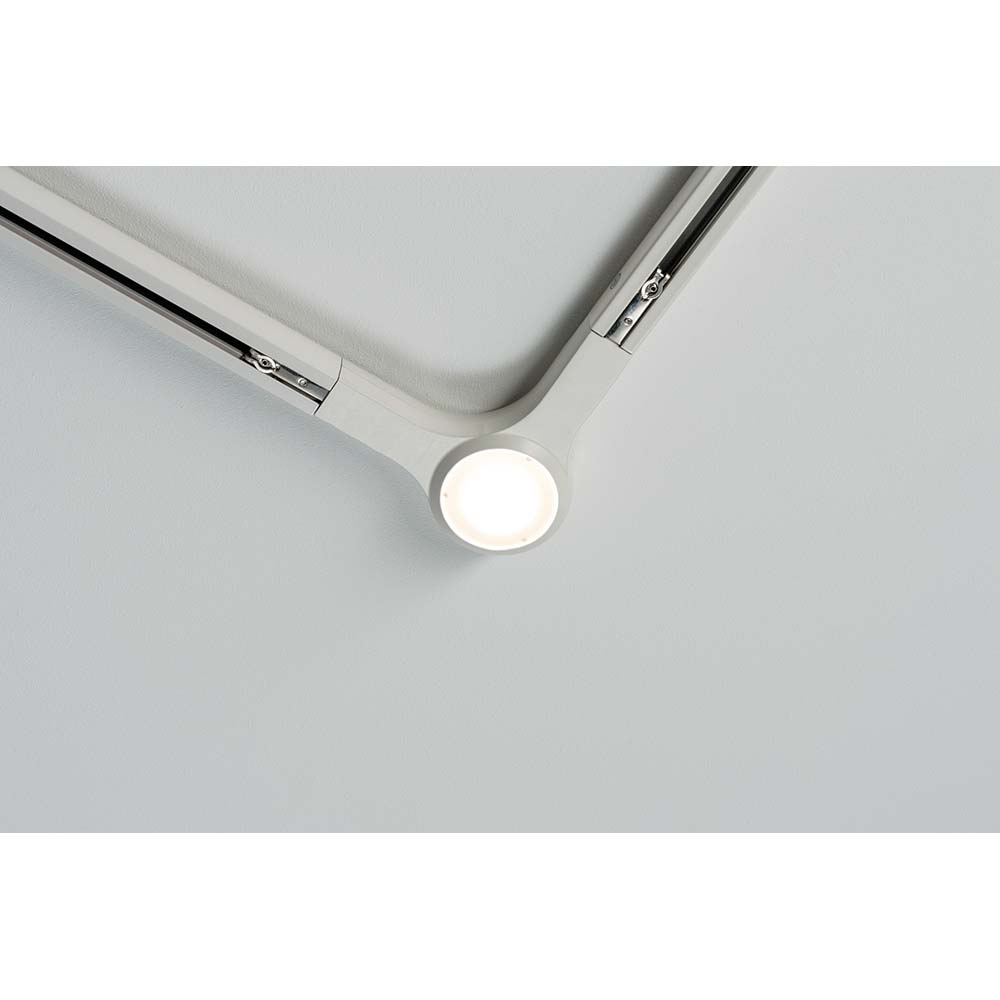 S.Luce URail System LED L-Verbinder 1x5,8W Weiß Dimmbar