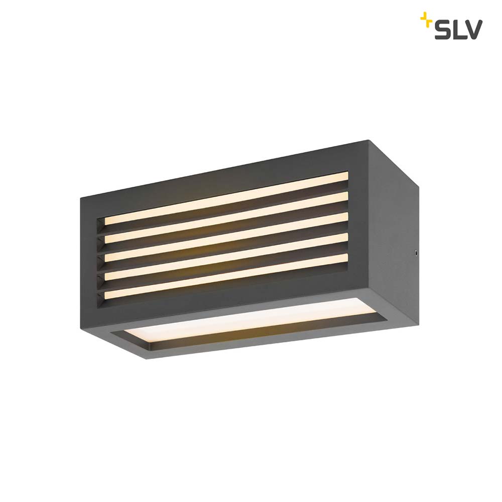 S.Luce SLV Box-L LED Außen-Aufbauleuchte Anthrazit IP44