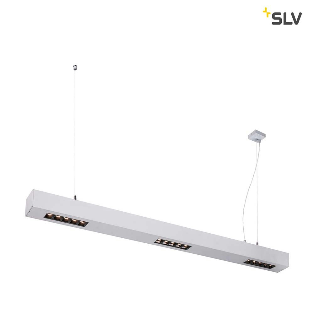 SLV Q-Line LED Pendelleuchte 1m Silber 3000K 1