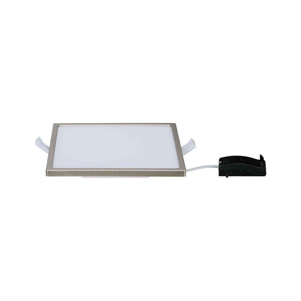 EBL Set Panneau Areo carré IP23 LED 1x12W 3000K nickel mat thumbnail 3