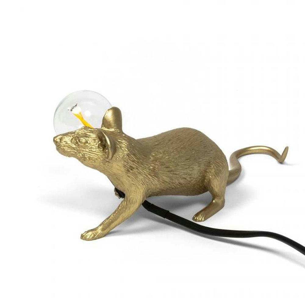 Seletti Mouse Lop LED Tischlampe liegend USB 1