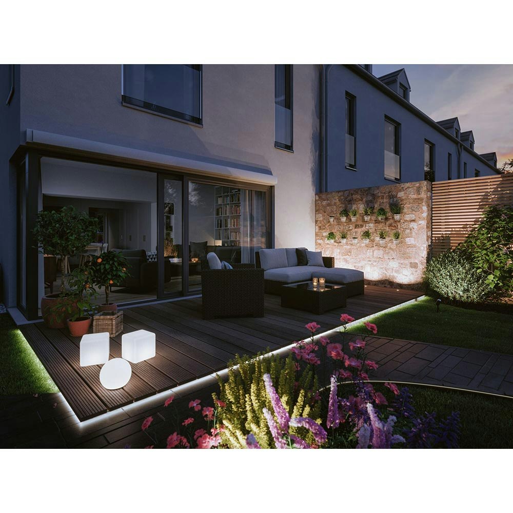 Zigbee Plug Basis-Set & 165145 Smart Home LED Shine Gartenstrahler
