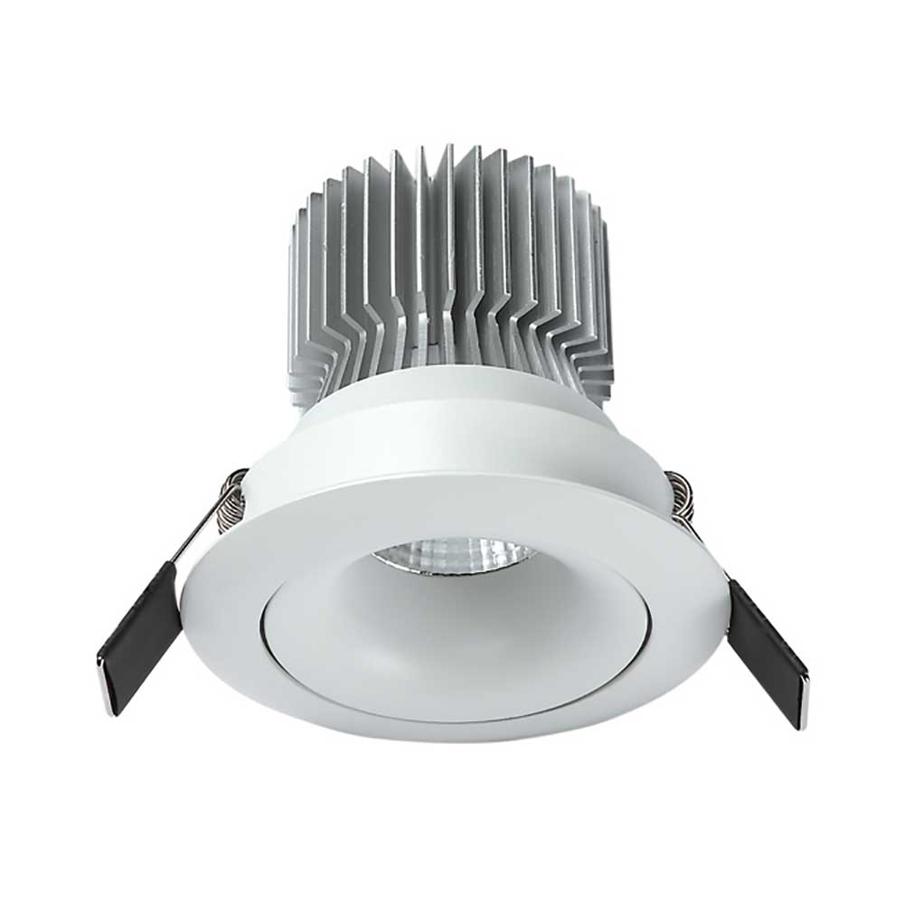 S.Luce Mantra Formentera Runde LED-Einbauleuchte Abschnitt 9,5cm