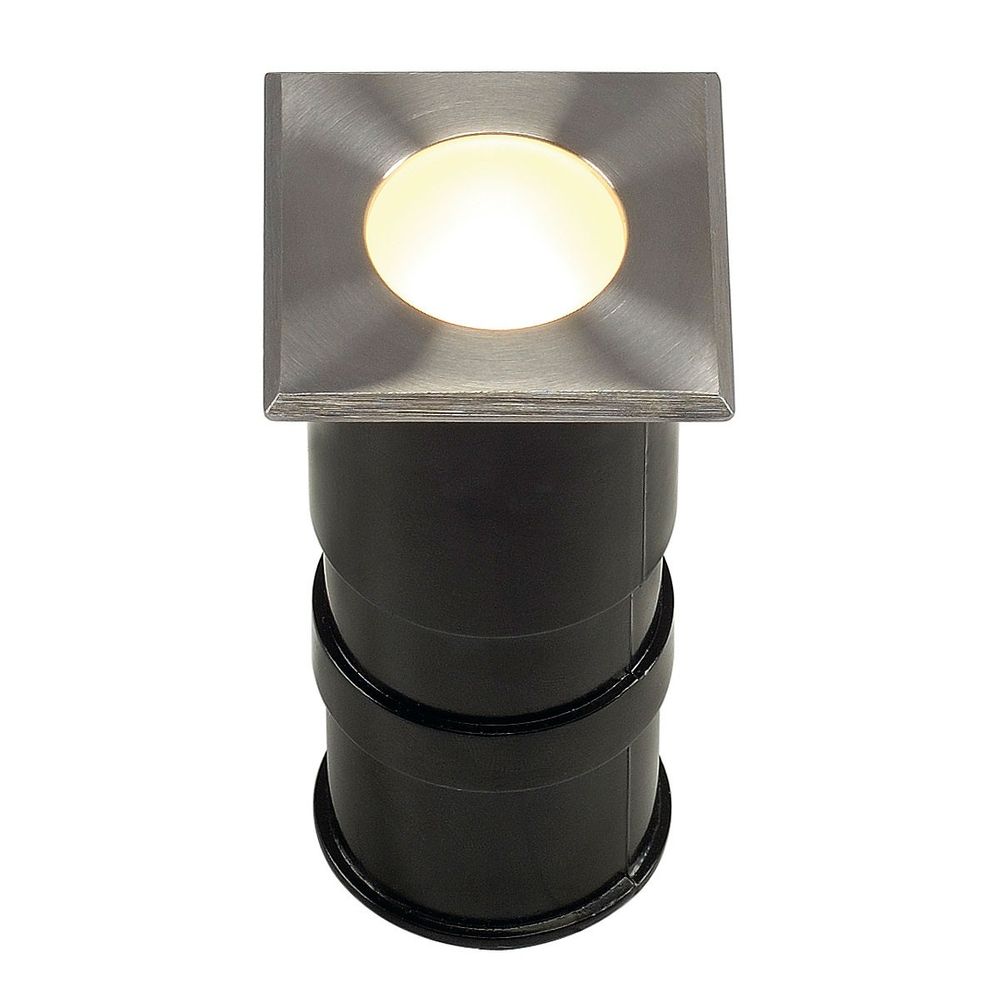 S.Luce SLV Power Trail-Lite Square Edelstahl 316 1W LED 3000K IP67