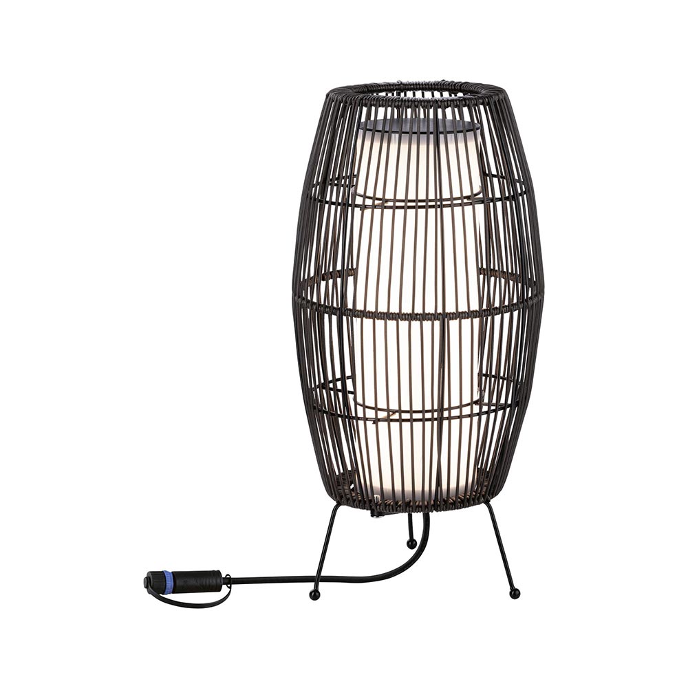 S.Luce Plug & Shine LED Lichtobjekt Basket Rattan