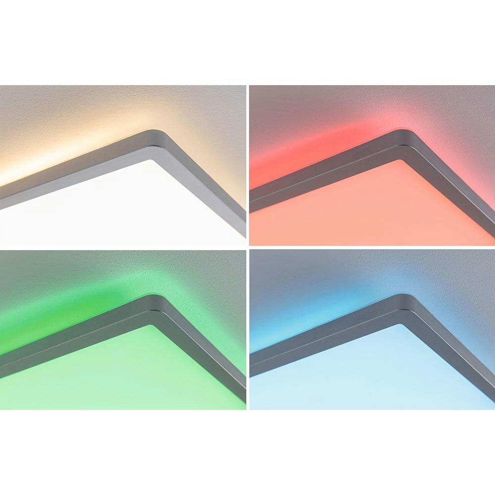 Shine Chrom-Matt Atria Panel Deckenleuchte LED RGBW