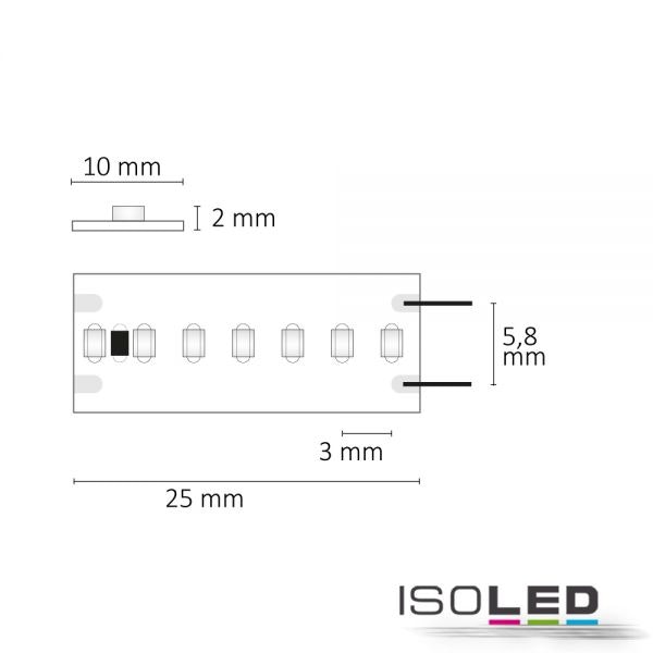 LED Strip CRI9G Linear ST-Flexband 24V 15W grün zoom thumbnail 3
