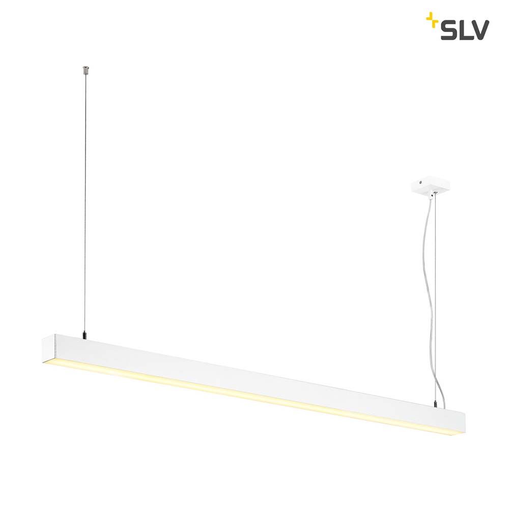 S.Luce SLV Q-Line Dali Single LED Pendelleuchte Dimmbar Weiß