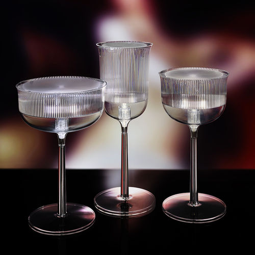 S.Luce Qeeboo Goblets Tischleuchte transparent