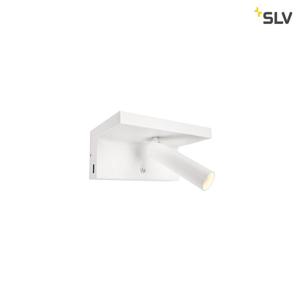 SLV Karpo Bedside LED Wandaufbauleuchte Weiß thumbnail 5