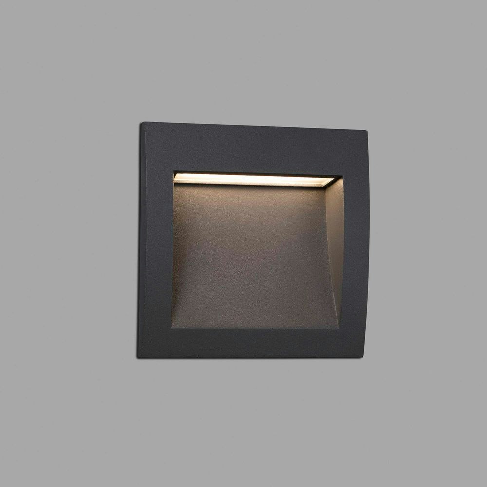 LED Wand-Einbauleuchte SEDNA-3 IP65 Dunkelgrau thumbnail 1