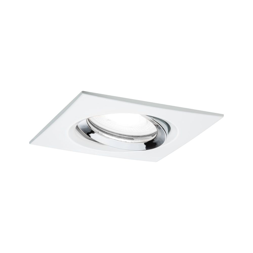 S.Luce LED Einbauleuchte Nova Plus IP65 230V 4000K Weiß, Chrom