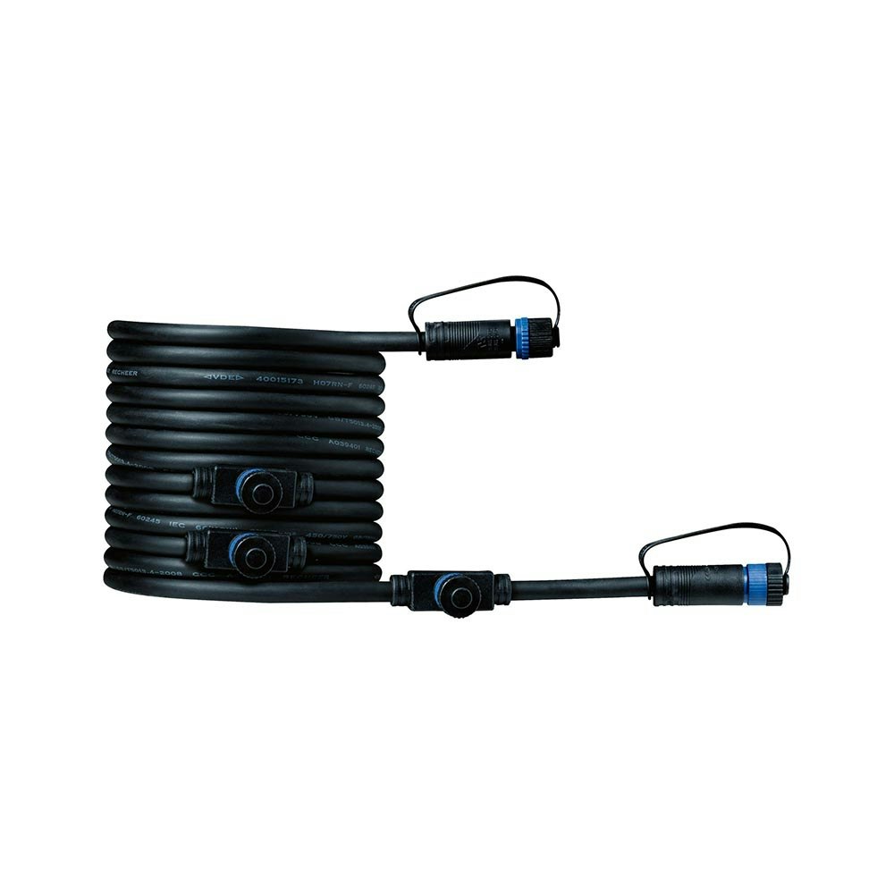 Plug & Shine 5m Kabel 4 Ausgänge Schwarz IP68 1