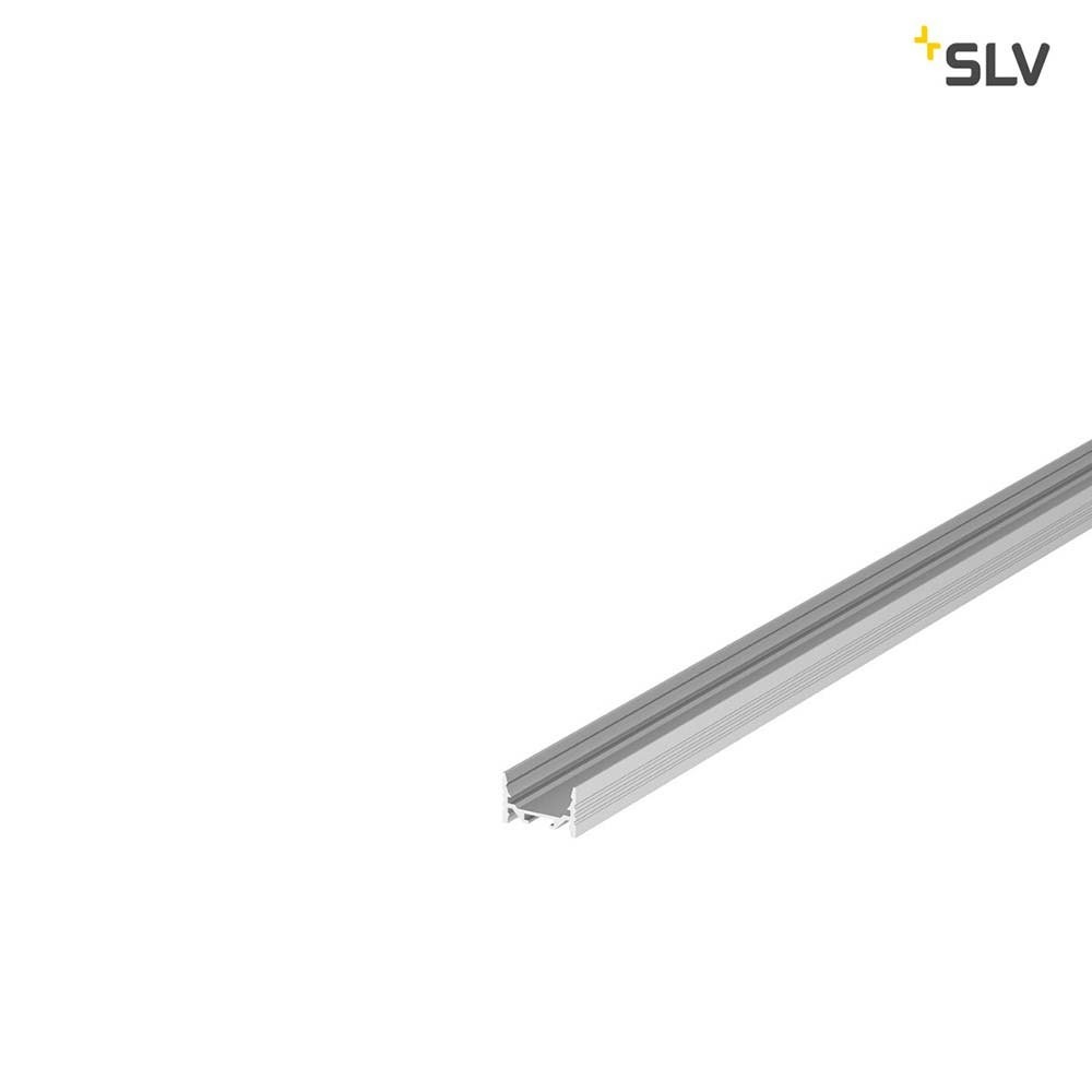 SLV Grazia 20 LED Aufbauprofil Flach Gerillt 1m Alu 