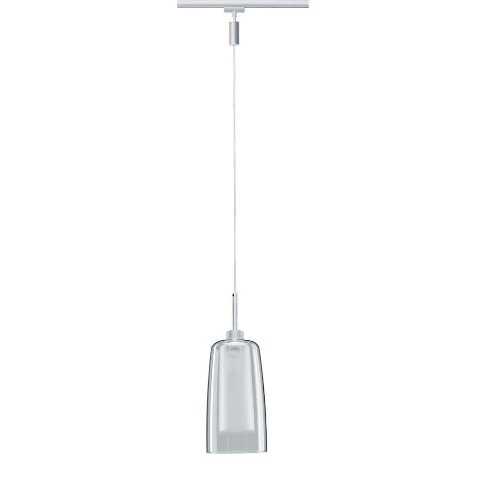 URail LED Pendulum Arido II 1x5W GU10 Klar Satin Glas 2