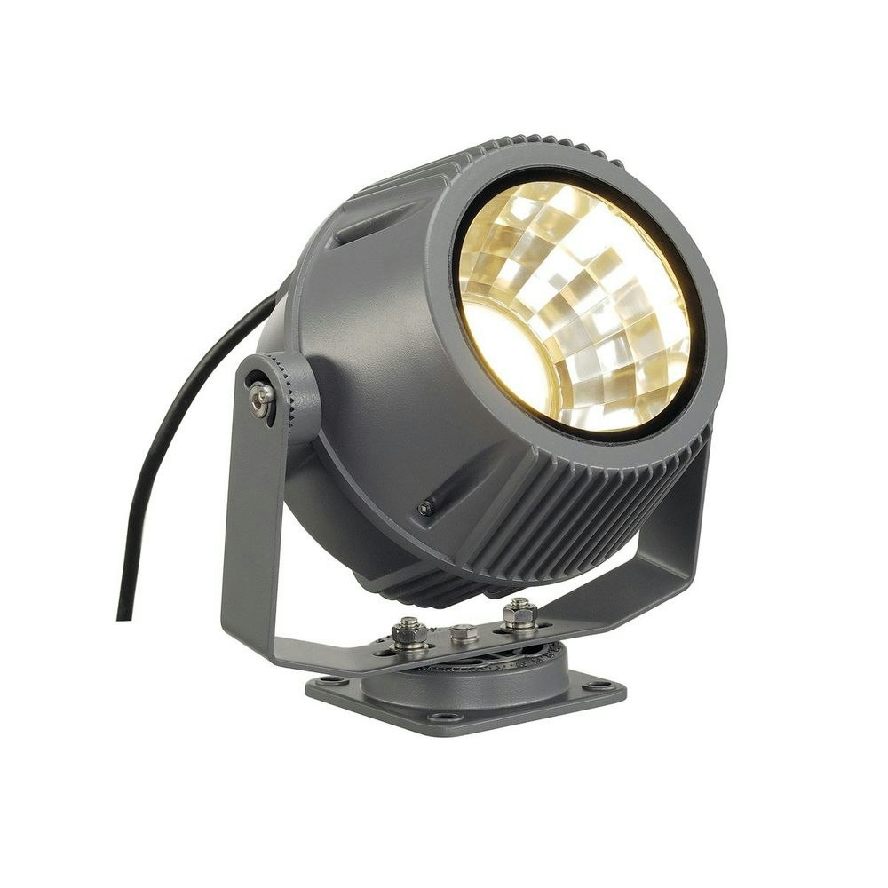 SLV Flac Beam LED spotlight stone grey with Philips DLM ES module 3000lm 3000K 