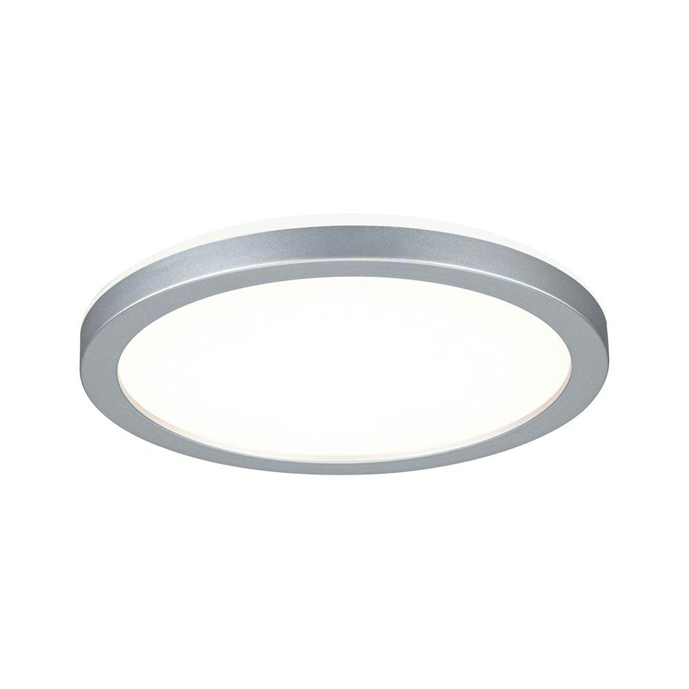 LED Panel Deckenlampe Atria Shine Ø 19cm Chrom-Matt 1