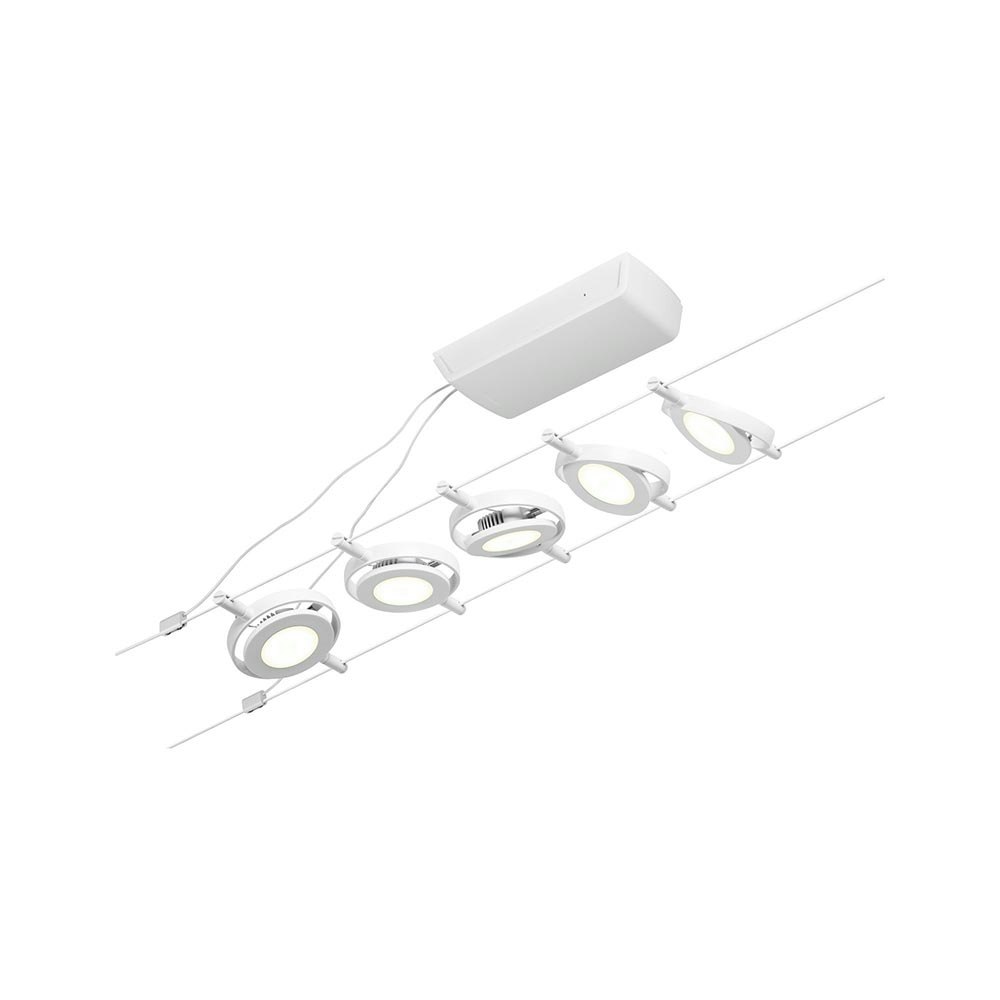 CorDuo LED Seilsystem Round Mac Basis-Set Weiß, Chrom zoom thumbnail 2