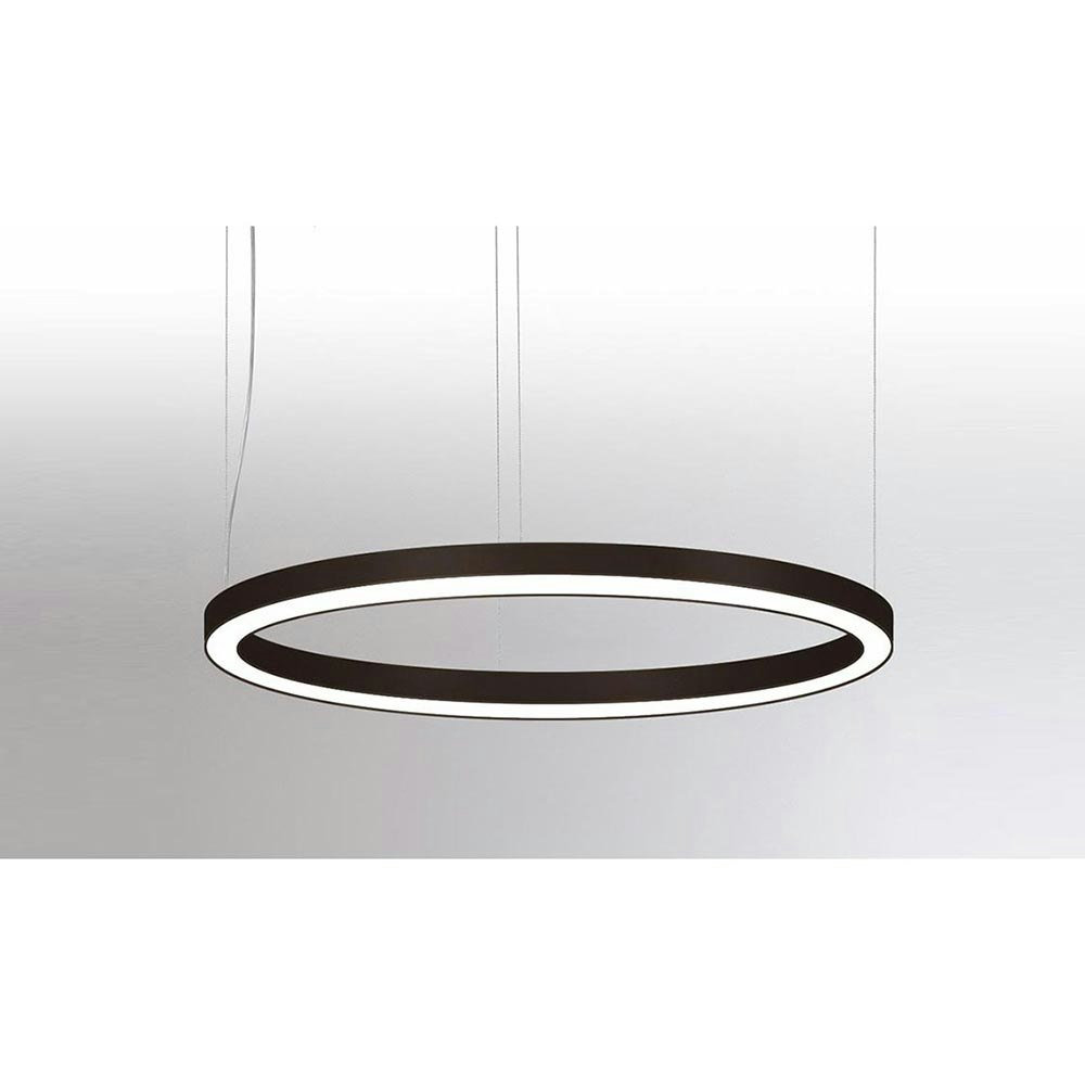 Molto Luce Rinq LED-Ringlampe Ø 120cm Schwarz DALI Dimmbar 1