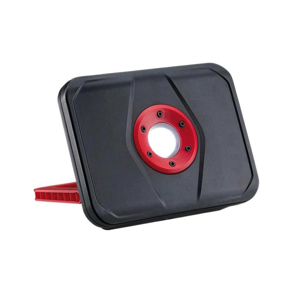 LED Akkuleuchte Worklight USB Schwarz, Rot IP65 1