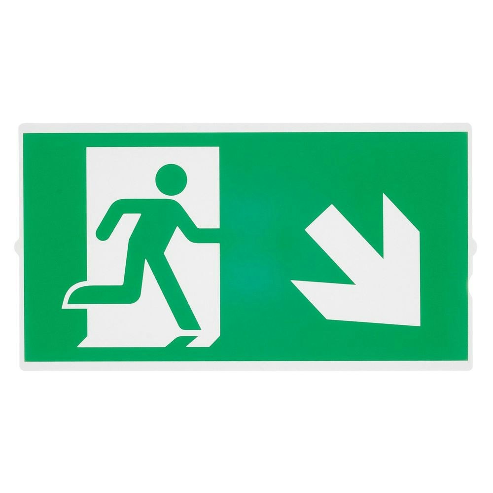 SLV P-Light Emergency Series Stair Signs For Exit Wall Ceiling Pendant small green 2