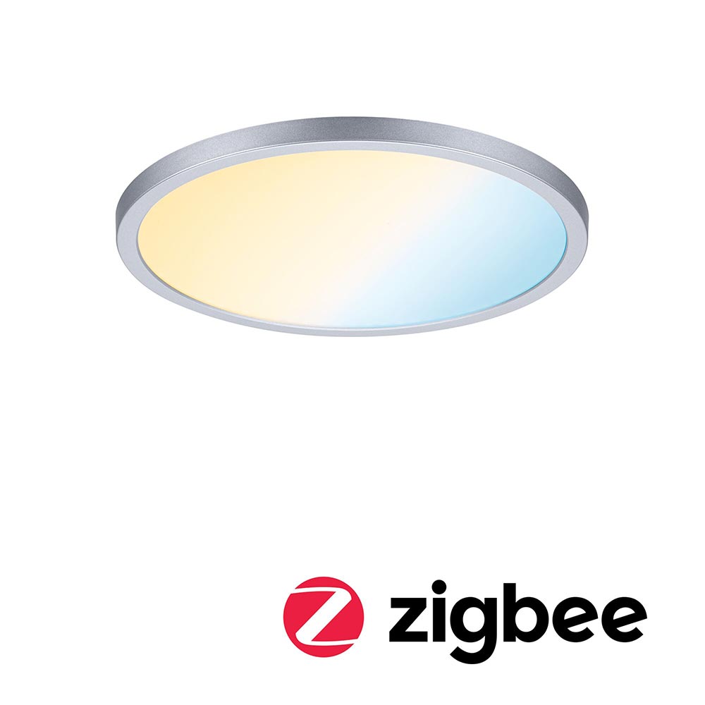 S.Luce VariFit Areo LED Einbaupanel Smart Home Zigbee Chrom-Matt