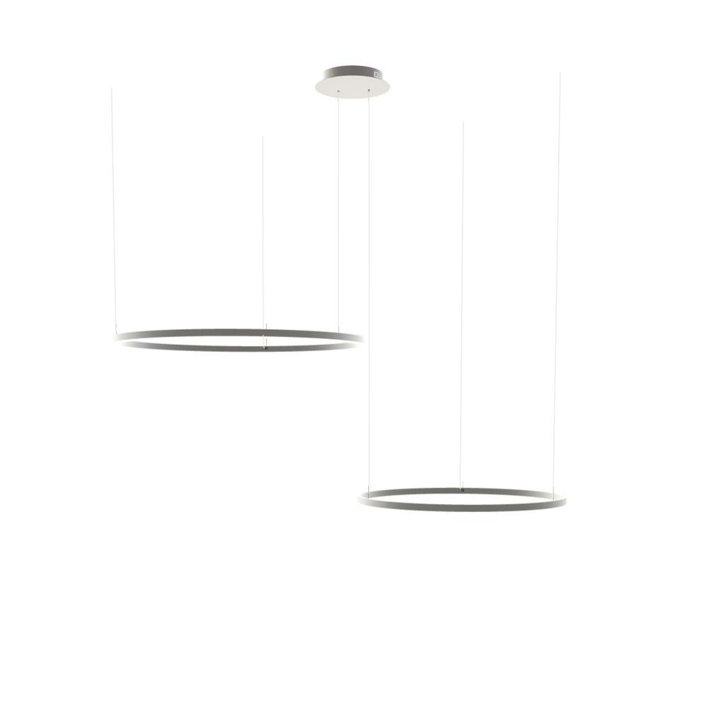 s.luce LED 2 anneaux Combinaison de lampes à suspendre Excentrique thumbnail 3