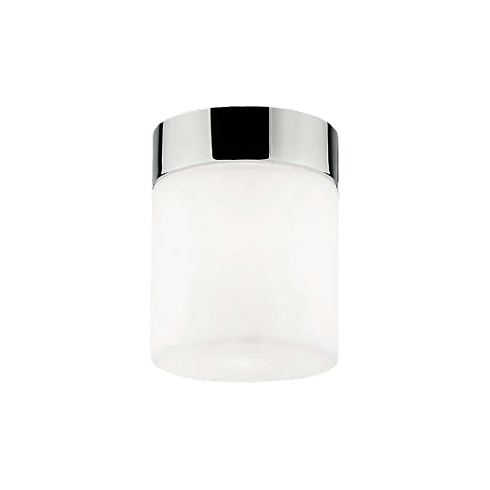 Glas Deckenlampe Cayo Weiß, Chrom
                                        