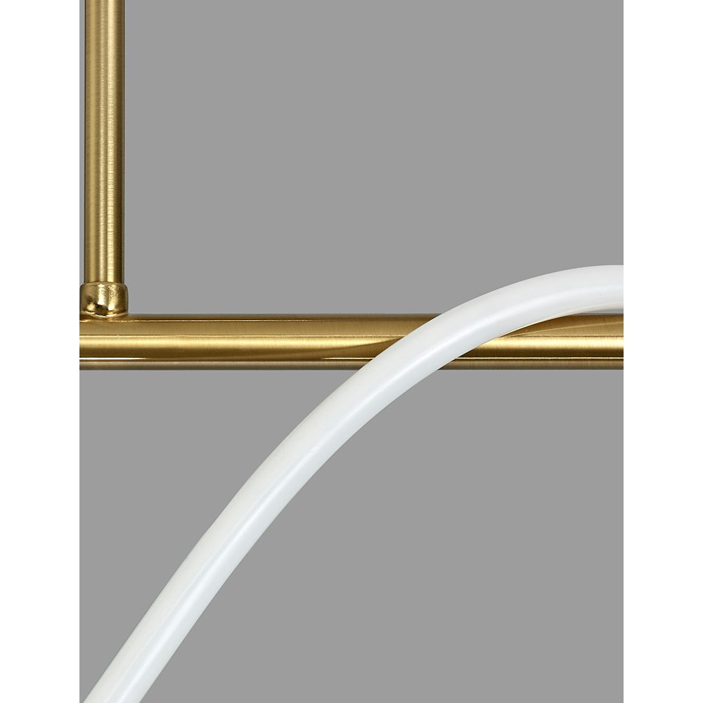 Nova Luce Tiriac LED Hängelampe Dimmbar Gold thumbnail 3