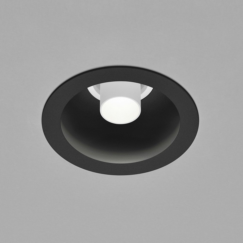 Helestra LED Decken-Einbauleuchte Run Schwarz, Weiß 