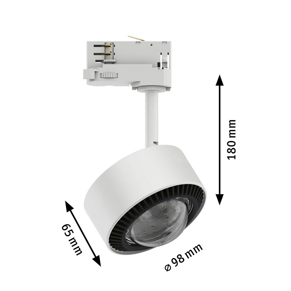 ProRail3 LED Schienenspot Aldan Weiß, Schwarz thumbnail 6
