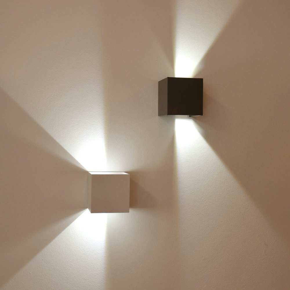 s.luce Ixa LED Wandlampe verstellbare Winkel Innen & Außen IP44 thumbnail 6