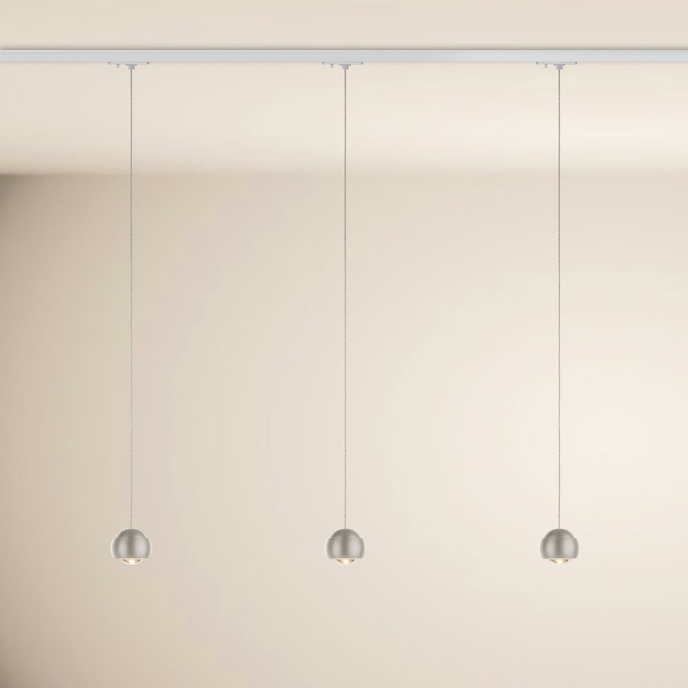 s.luce Beam LED Hängeleuchte 1-Phasen-Schienensystem 200cm 1