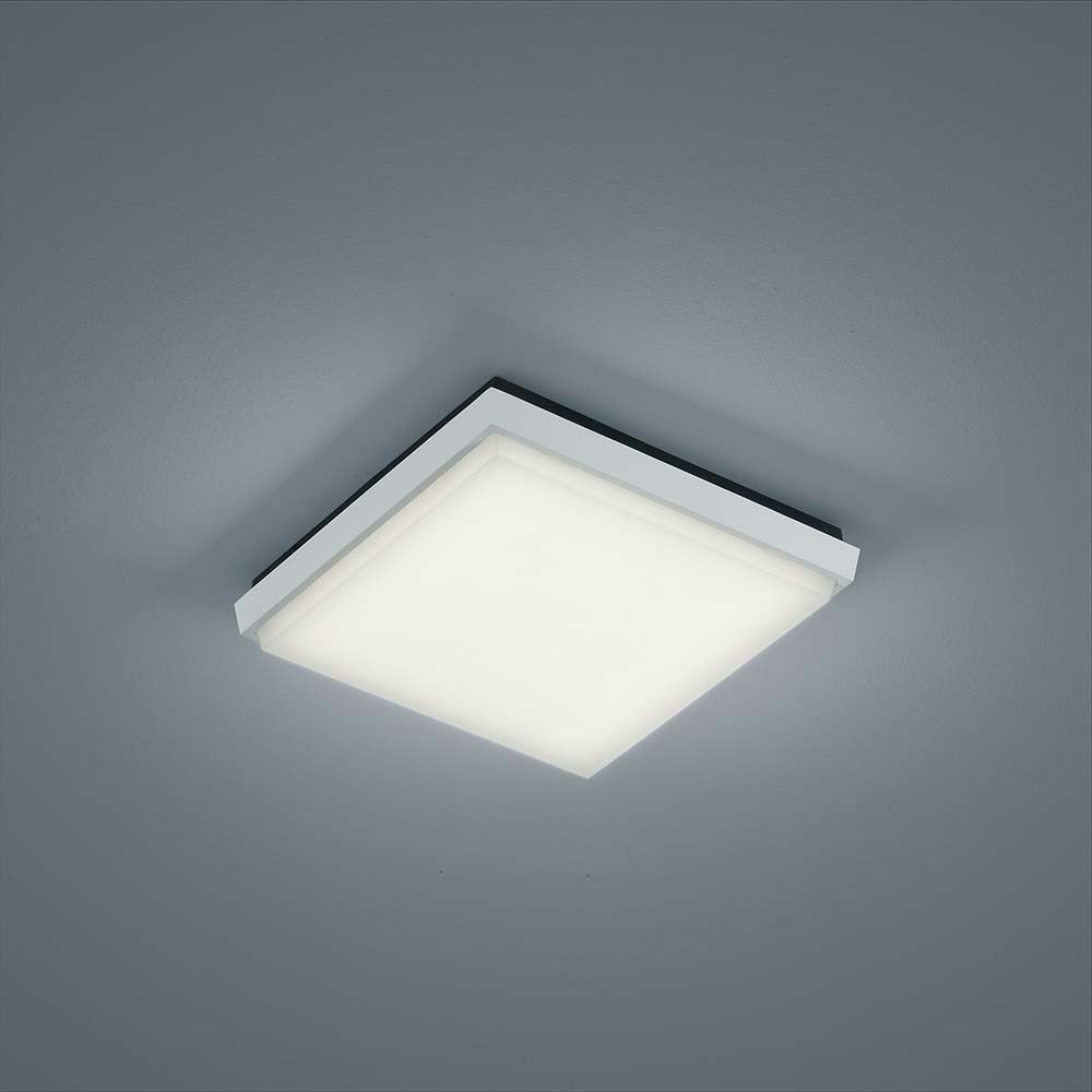 Helestra LED Außen-Deckenleuchte Sola IP54 Weiß zoom thumbnail 1