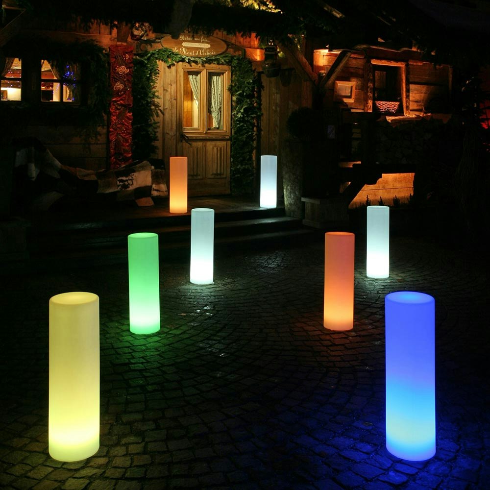 Lampe décorative d'extérieur LED Tower 70cm Fonctionnement sur batterie avec contrôle par application thumbnail 3