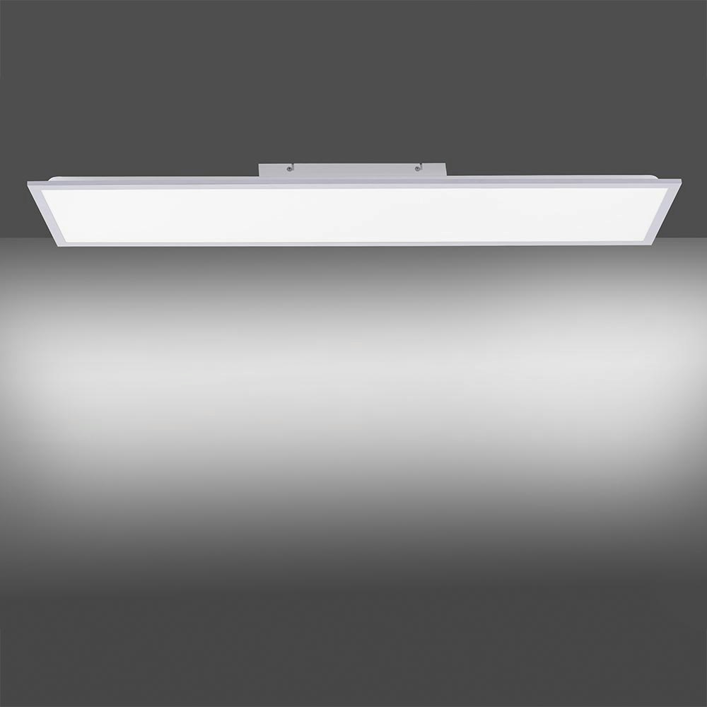 LED Deckenleuchte Flat 120x30cm CCT Silberfarben zoom thumbnail 3