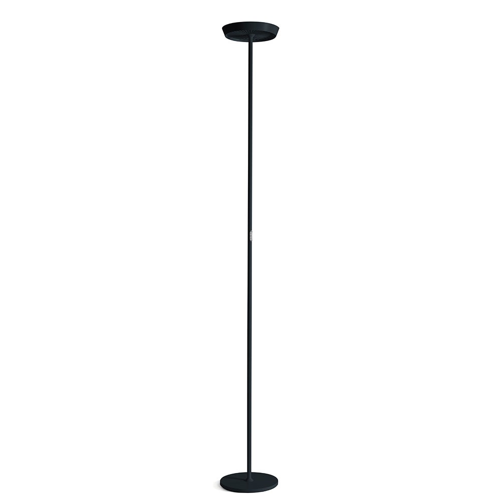 S.Luce Prince LED-Stehleuchte 4850lm Dimmbar Schwarz