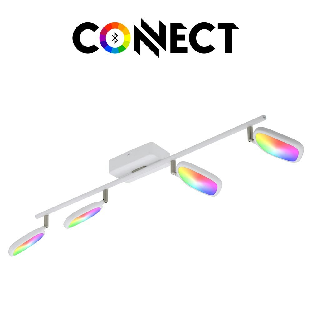 Connect LED Deckenstrahler 4-flg. 2400lm RGB+CCT
                                        