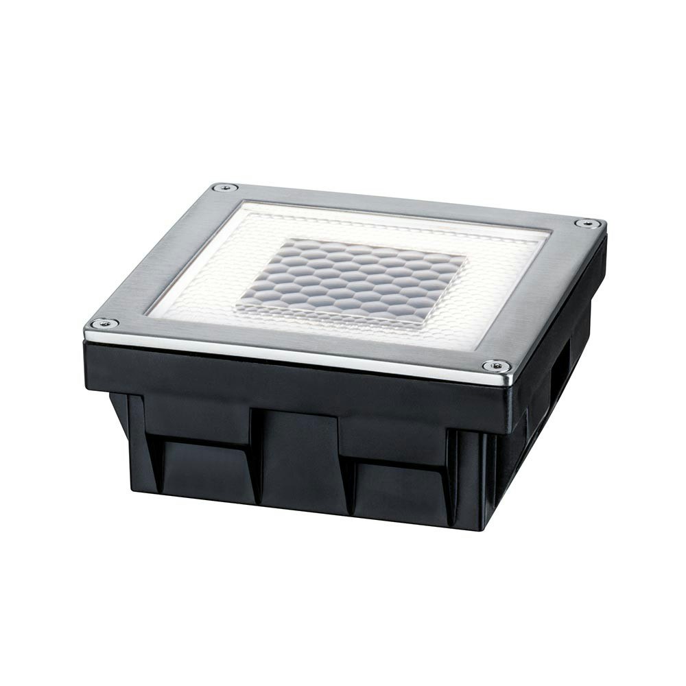 LED Solar Bodeneinbauleuchte Cube IP67 Edelstahl zoom thumbnail 2